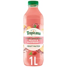Tropicana Fruit Sensation Peach & Raspberry Fruit Water 1L 
