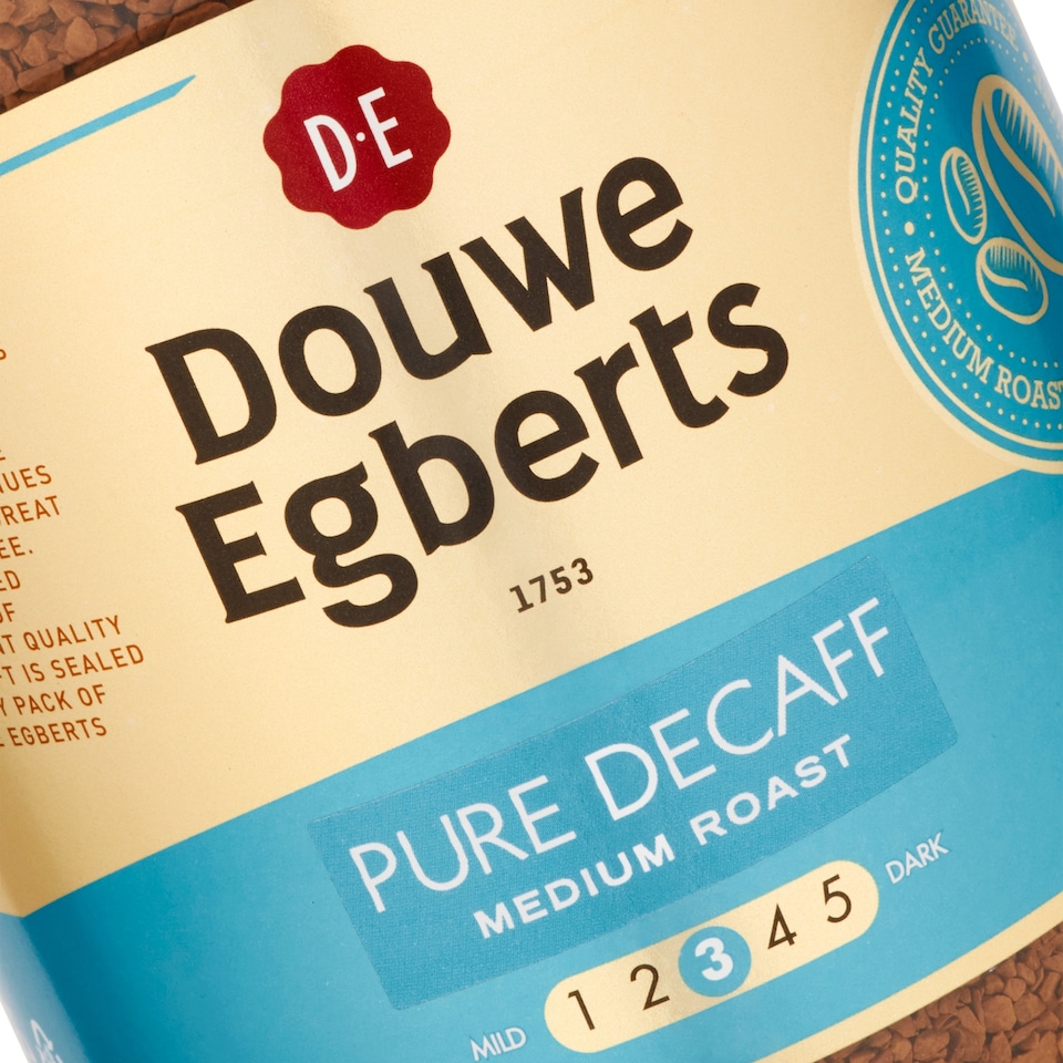 image 1 of Douwe Egberts Pure Decaffeinated Instant Coffee 190G