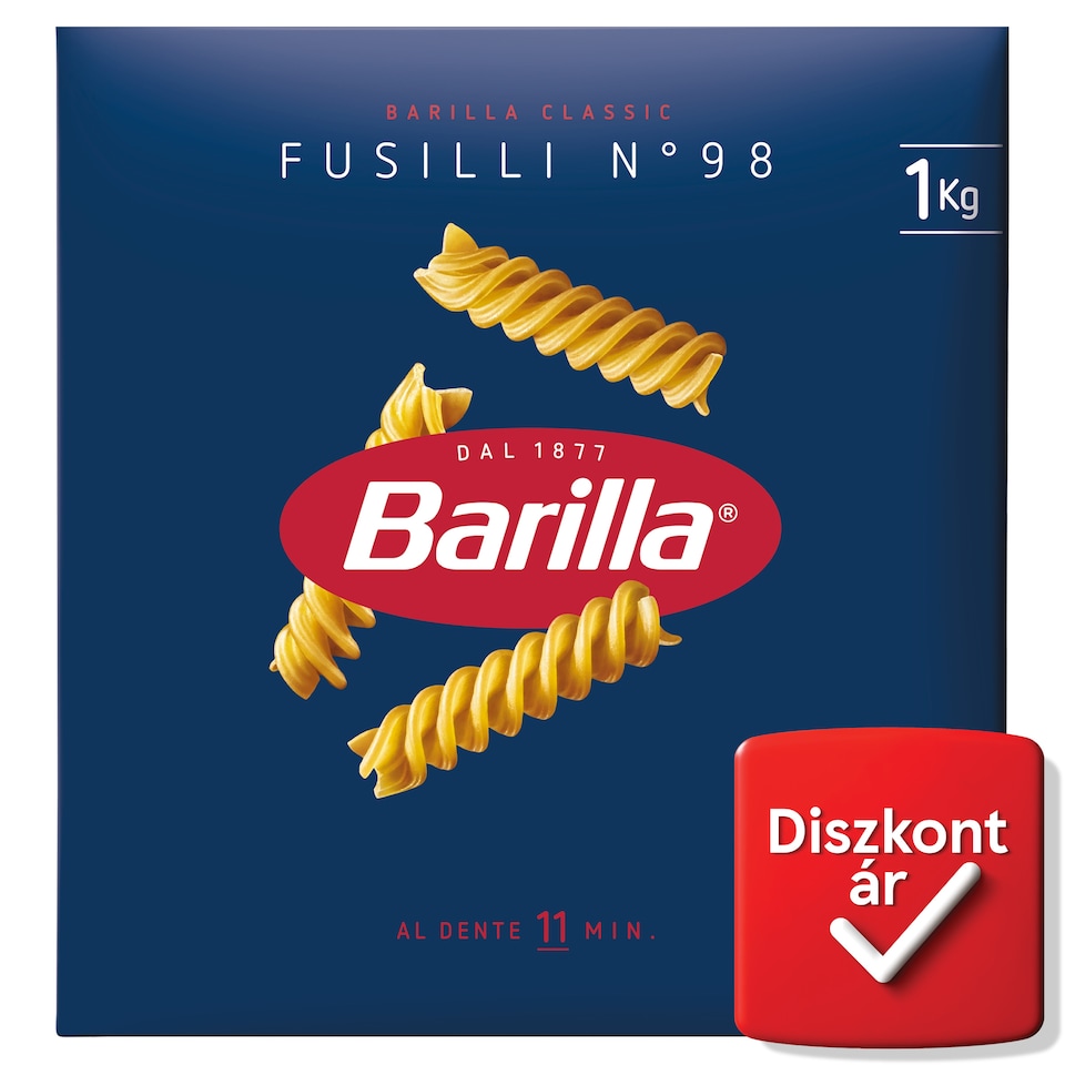 Barilla Fusilli Durum Wheat Semolina Pasta 1 kg