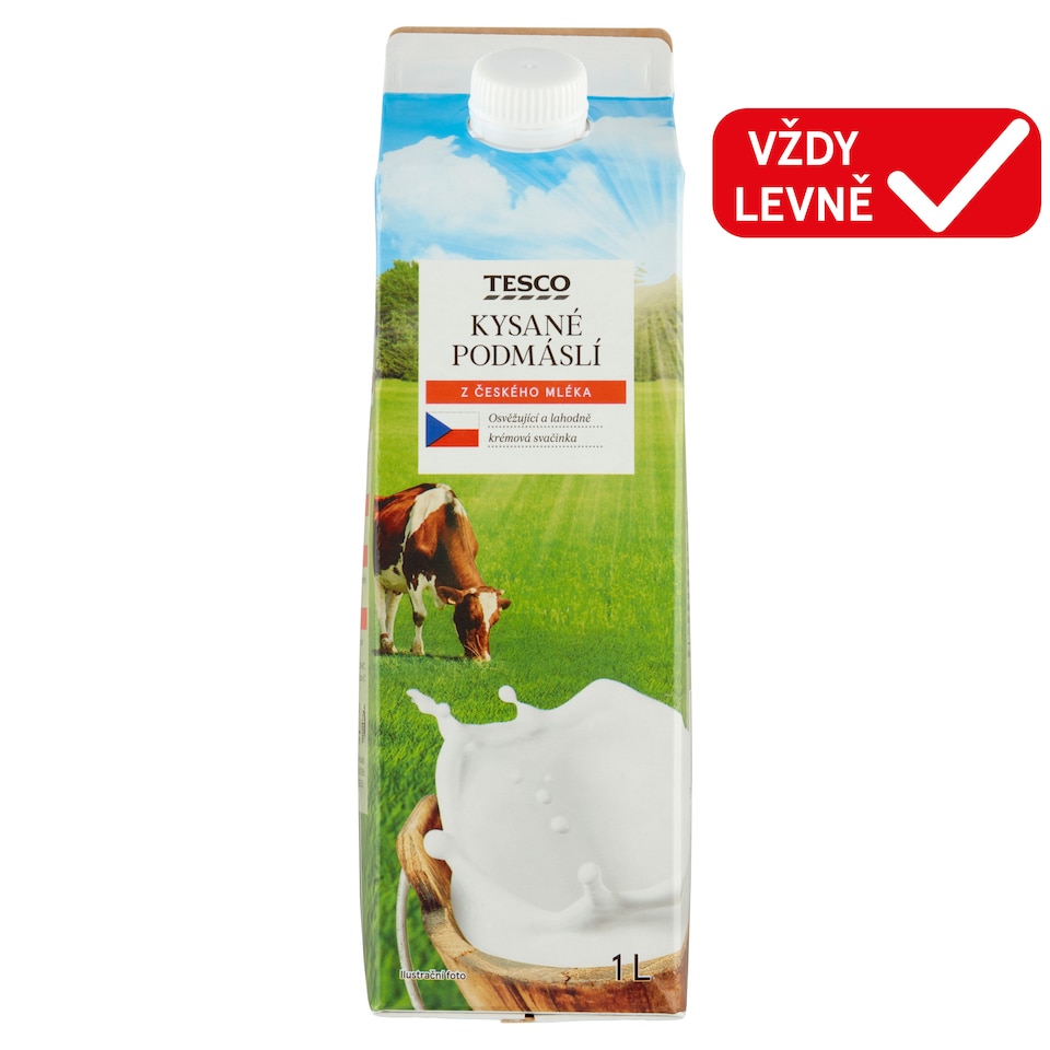 Tesco Kysané podmáslí 1l