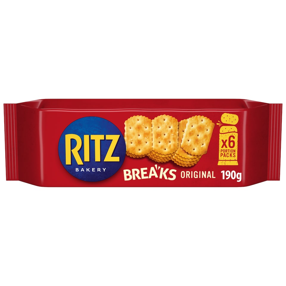 Ritz Breaks Original Crackers 6 Pack Multipack 190g