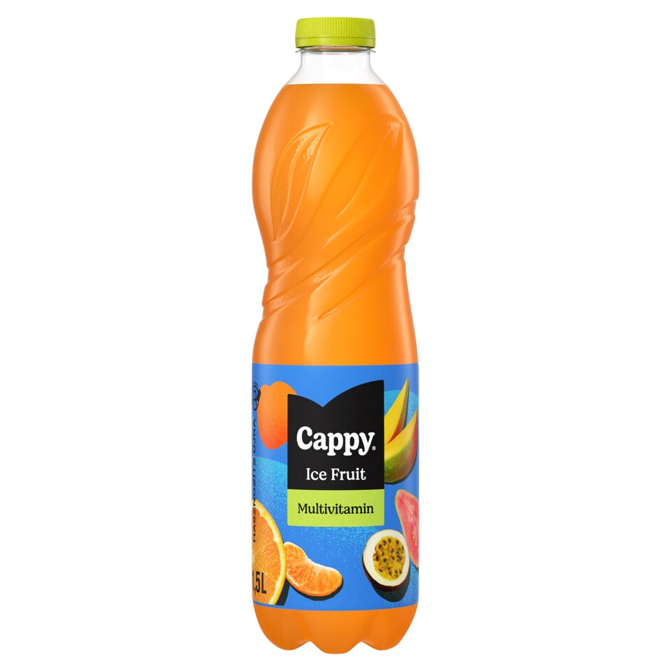 Cappy Ice Fruit Multivitamin Non-Carbonated Mixed Fruit Drink with Mangosteen Flavour 1,5 l