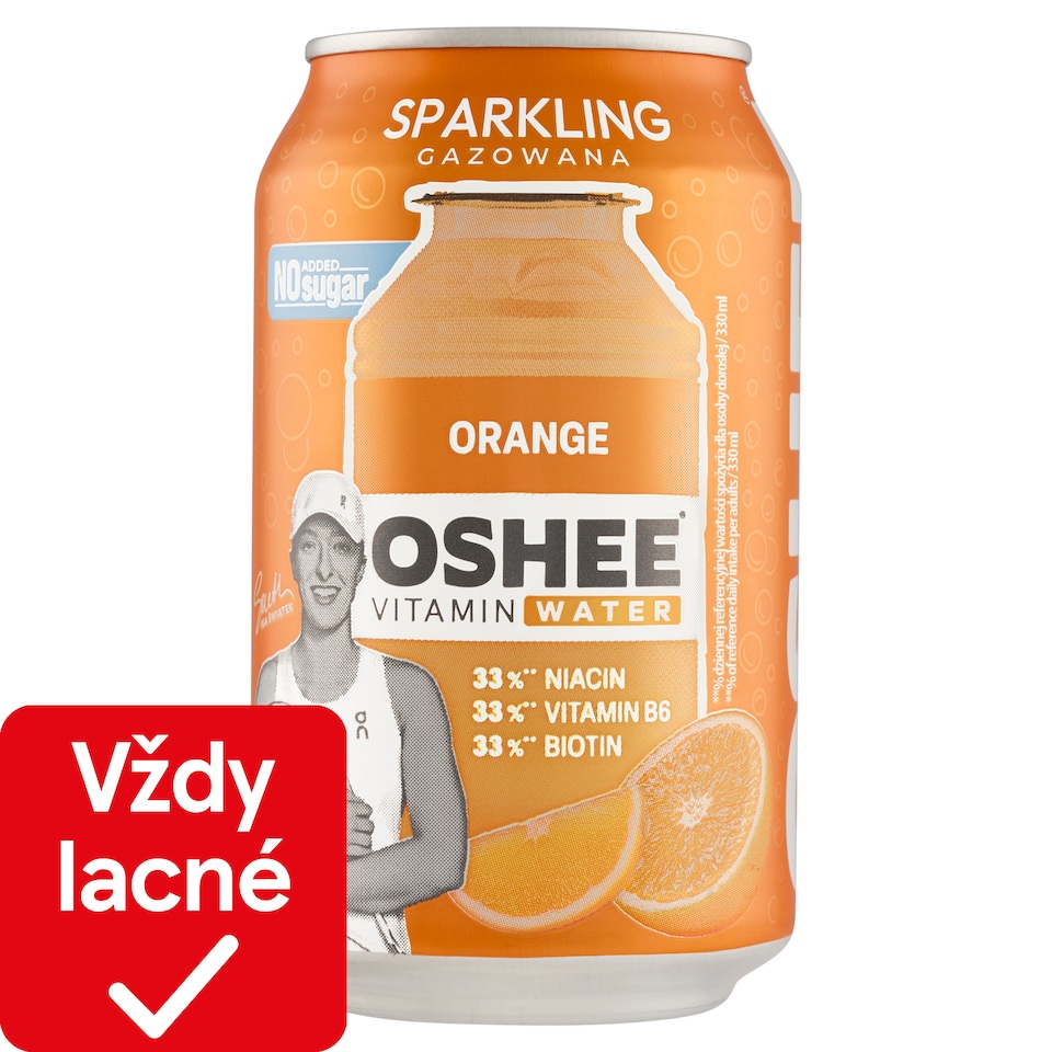 image 1 of Oshee Vitamin Water Carbonated Non-Alcoholic Drink with Orange Flavor 330 ml