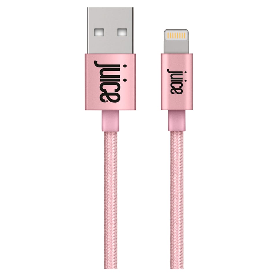 image 1 of Juice Lightning to USB Cable 1m Rose Gold