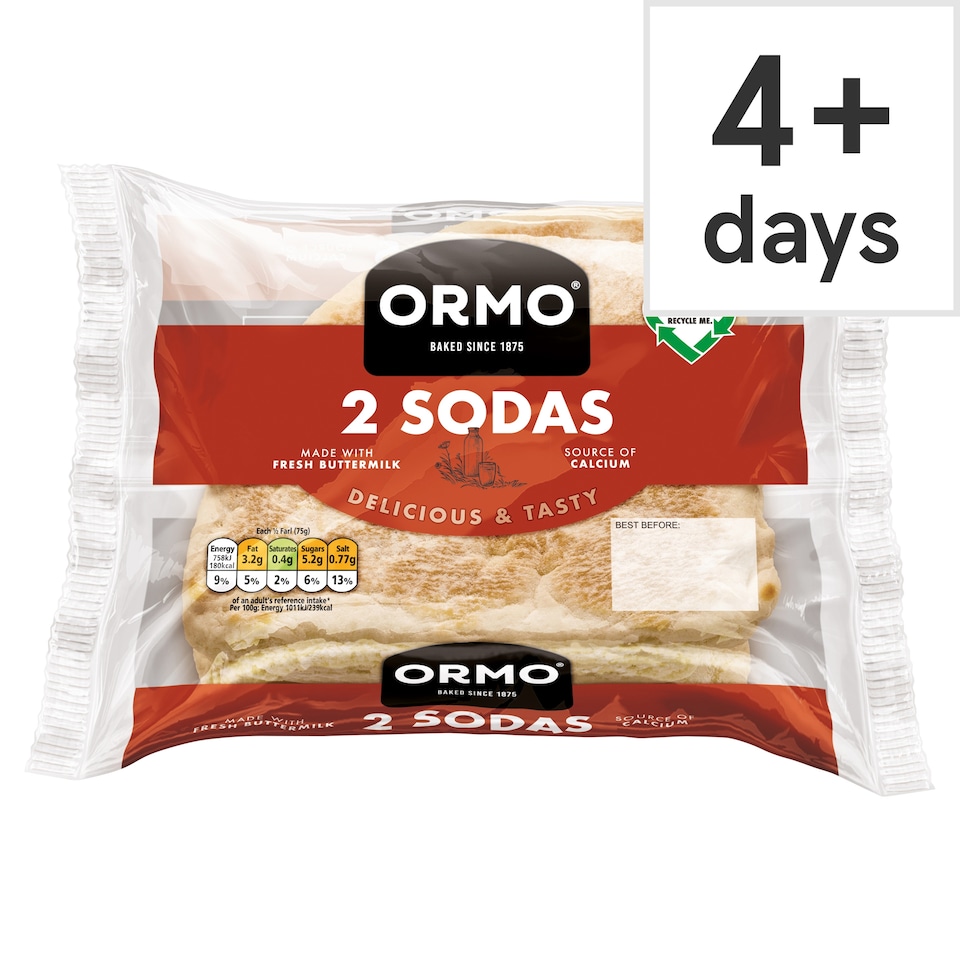 Ormo Soda Farls 2 Pack