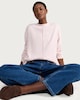 image 1 of F&F Textured Long Sleeved Jumper in Pink