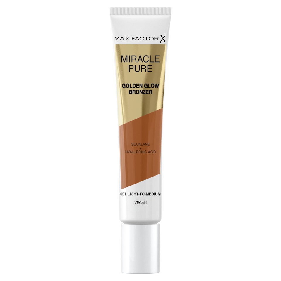 Max Factor Miracle Pure Golden Glow Bronzer Light To Medium 001 15ml