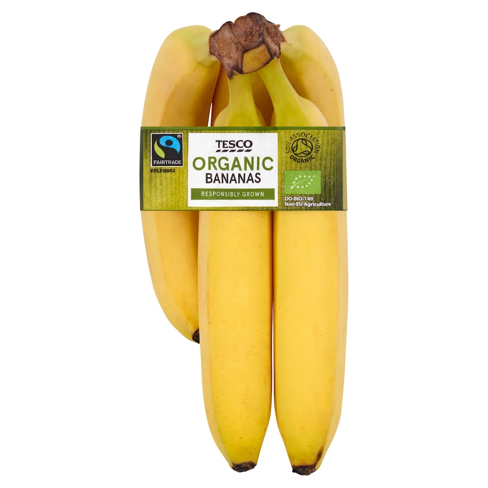 Tesco Fairtrade Organic Bananas 5 Pack