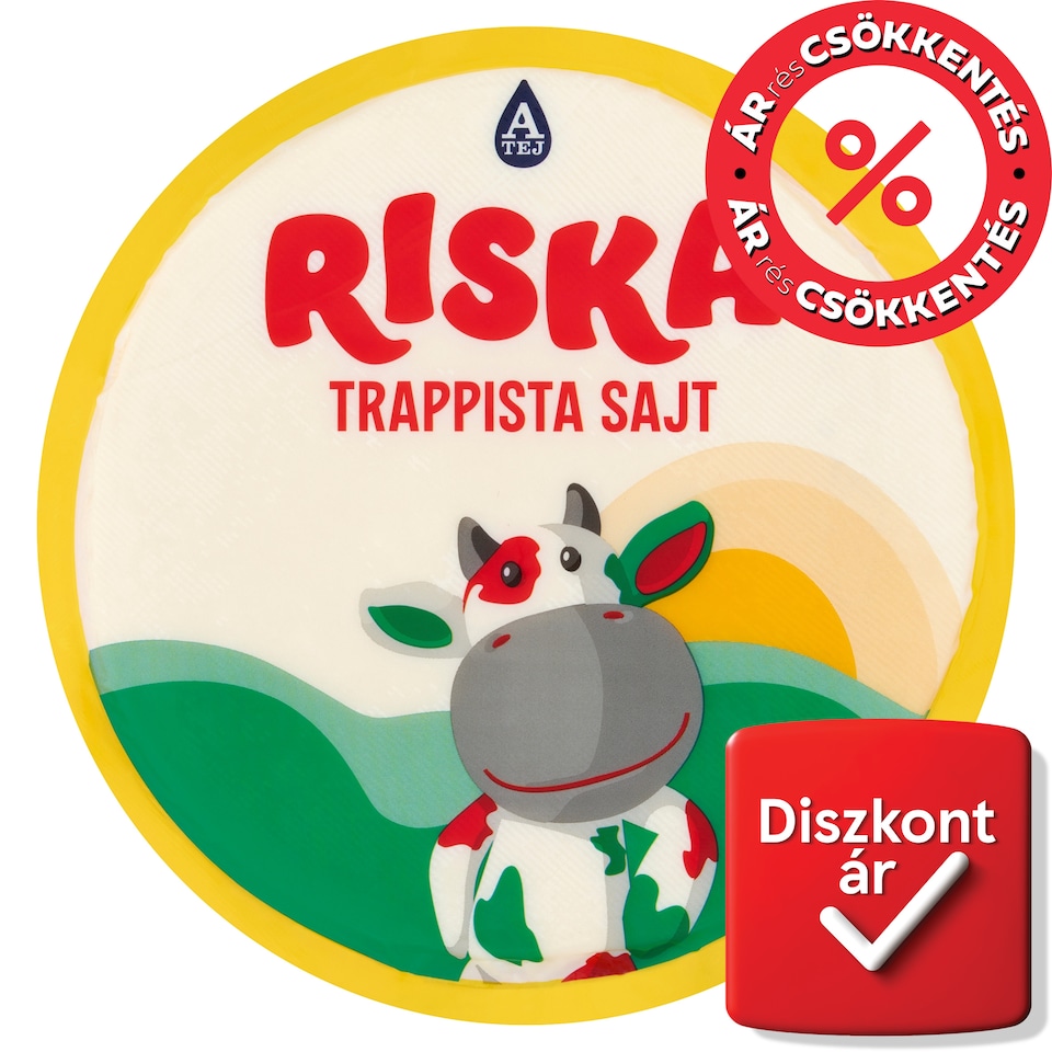 Riska félzsíros, félkemény sajt  1. kép