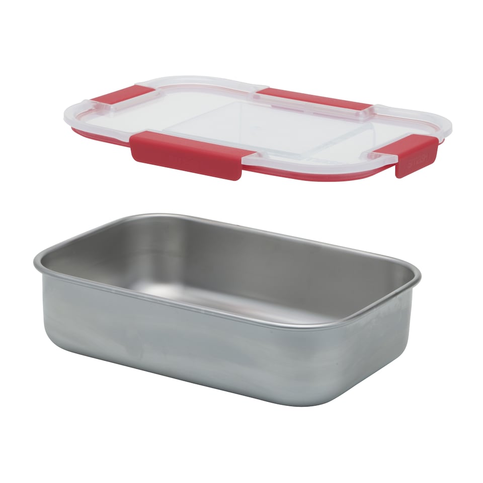 image 1 of SMASH BLUE ROSE STAINLESS STEEL BENTO BOX 1.3L