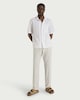 image 1 of F&F Cotton Rich Crinkle Textured Striped Shirt in Multi White