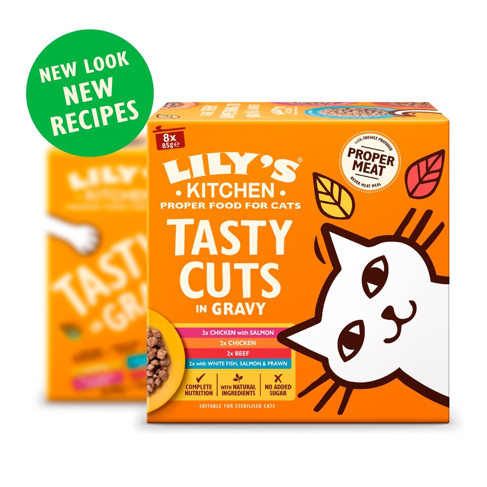 image 1 of Lily's Kitchen Cat Tasty Cuts Mixed Multipack 8X85g