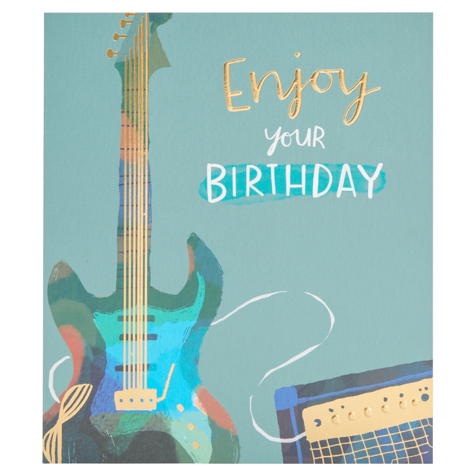 Carlton Birthday Card Enjoy Your Birthday