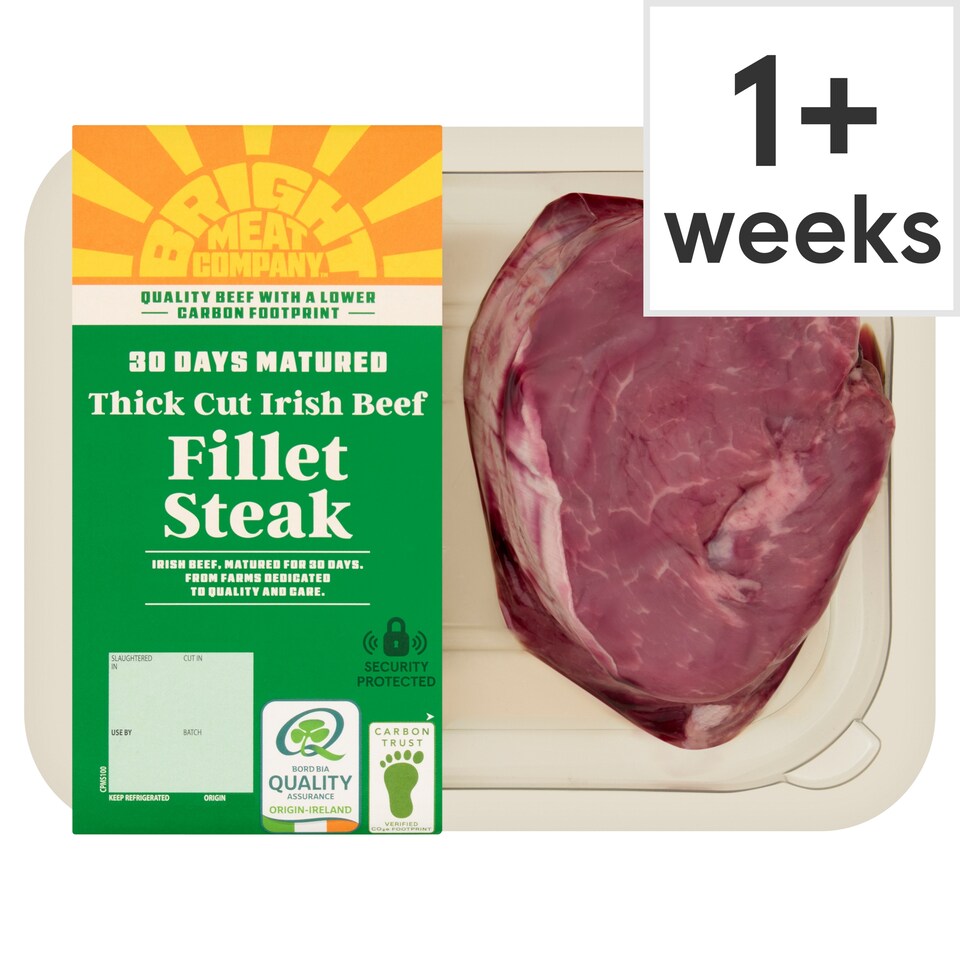 BRIGHT MEAT COMPANY 30 Days Matured Irish Beef Fillet Steak 280g
