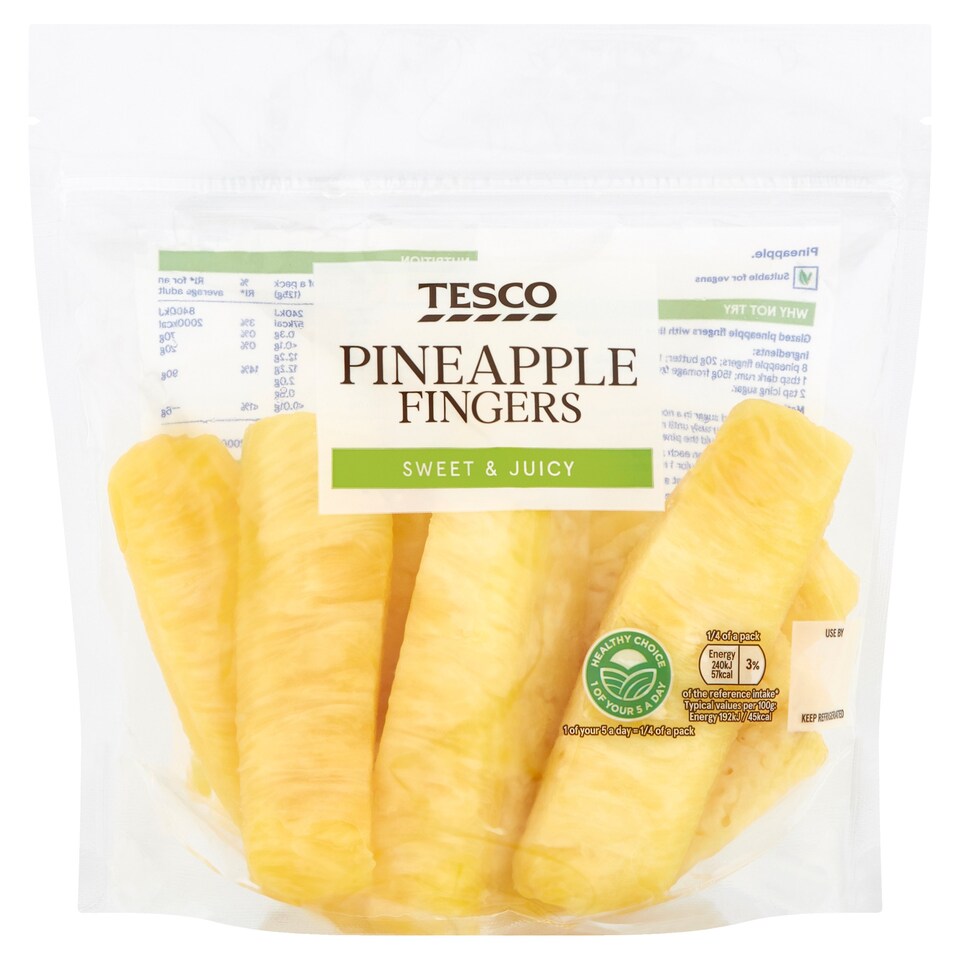 Tesco Pineapple Fingers 500G (C)