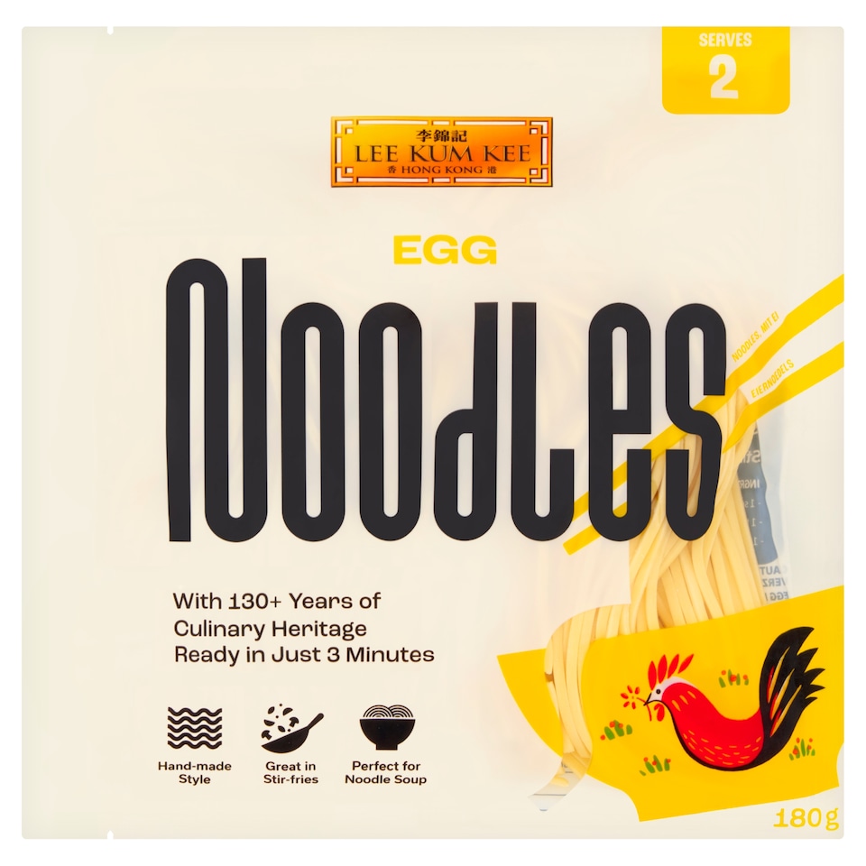 Lee Kum Kee Egg Noodles 180g