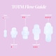 image 5 of TOTM Organic Cotton Pads Medium 12 Pads