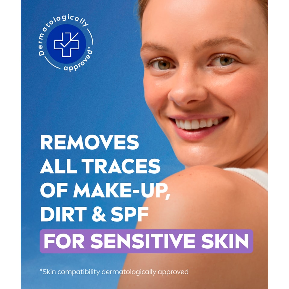 image 1 of NIVEA 3-in-1 Sensitive Cleansing Wipes 25 Pack