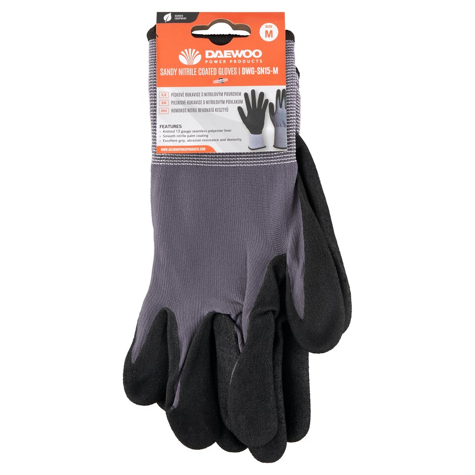 Daewoo DWG-SN15-M pieskové rukavice s nitrilovým povlakom