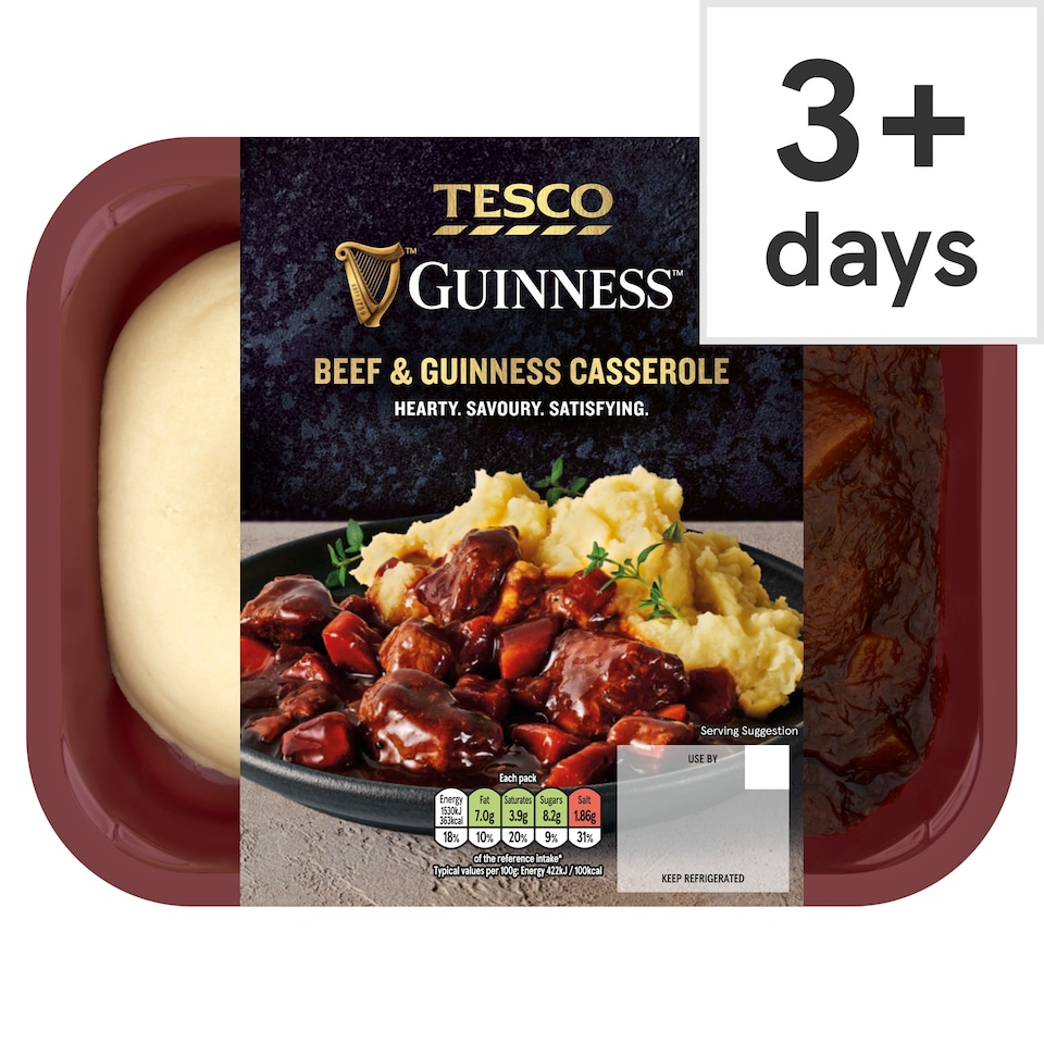 Tesco Guinness & Beef Casserole 400g
