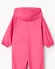 image 6 of F&F School Unisex Zip Up Puddlesuit in Pink