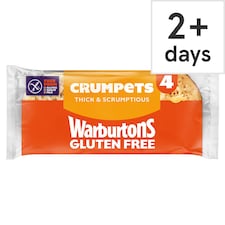 Warburtons Gluten Free Crumpets 4 Pack