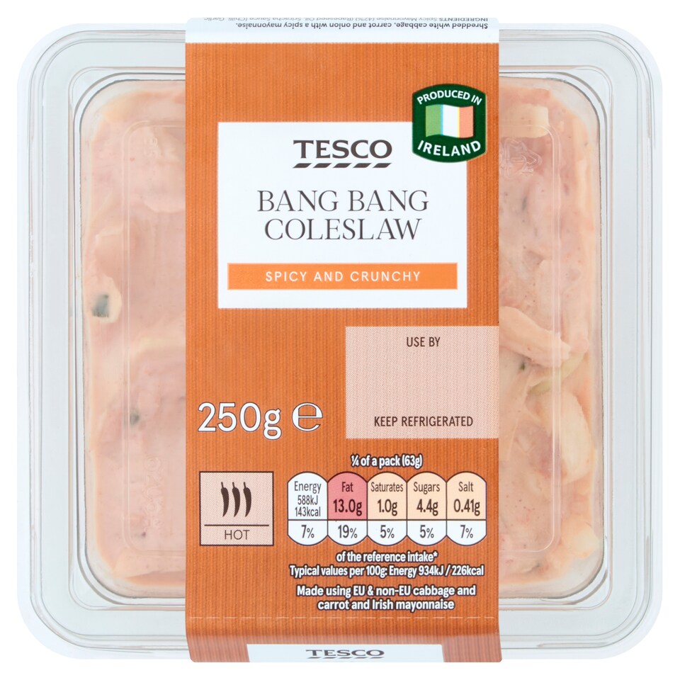 Tesco Bang Bang Coleslaw 250G