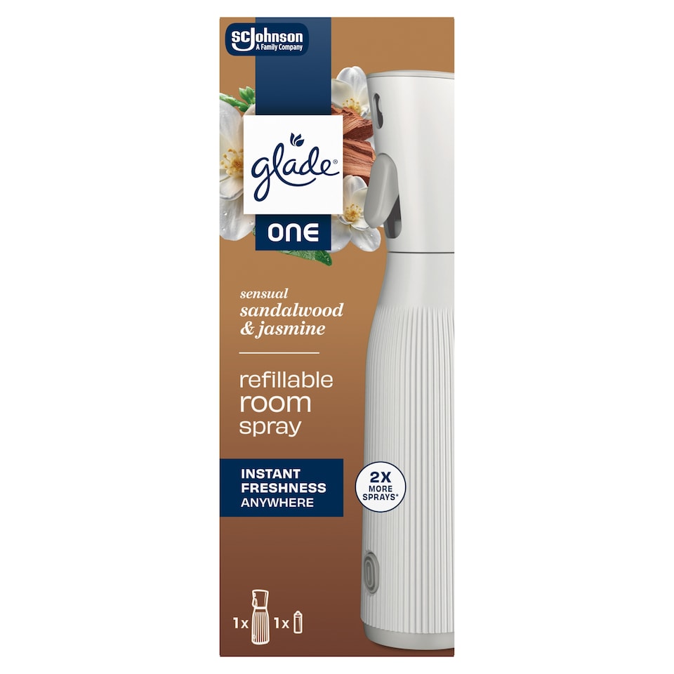 image 1 of Glade ONE Refillable Room Spray Sensual Sandalwood & Jasmine 13ml
