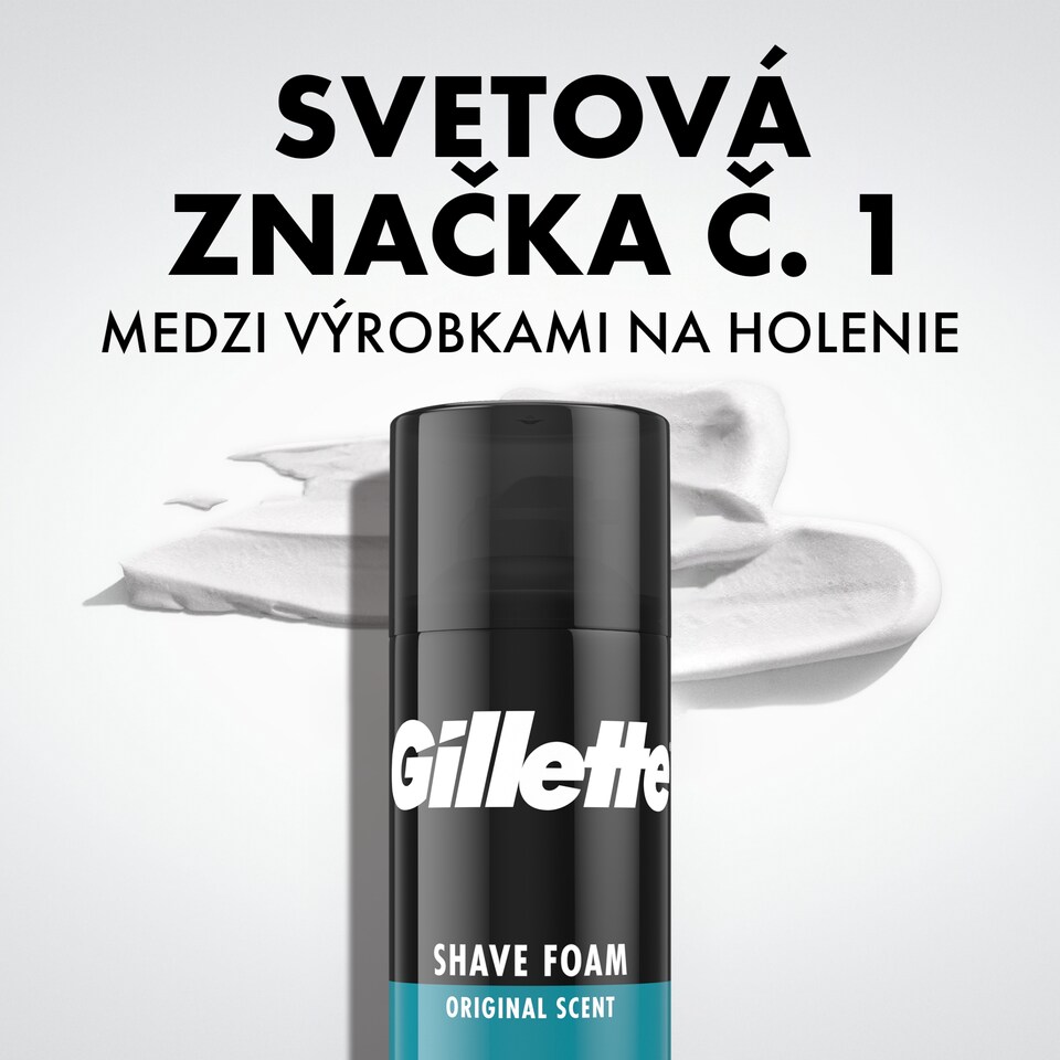 obrázok 1 z Gillette Classic Sensitive Pena na Holenie, na Citlivú Pokožku, 400 ml