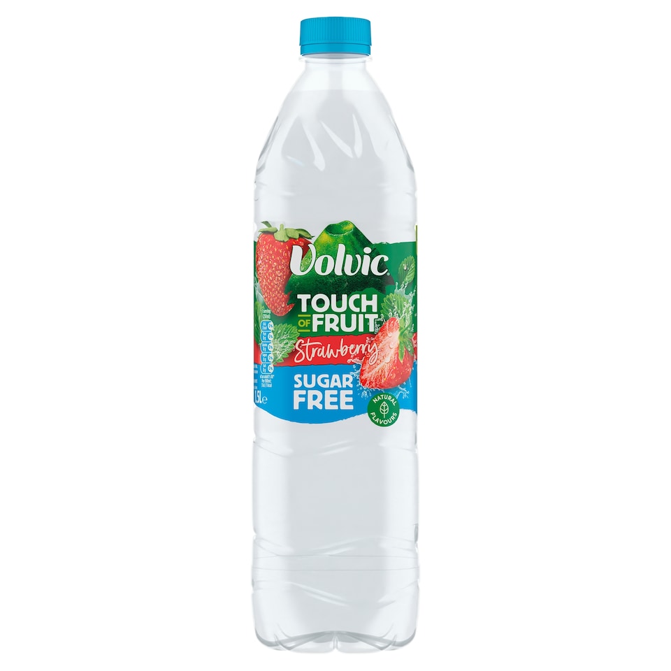 Volvic Touch Of Fruit Strawberry Sugar Free Still Flavoured Water 1.5L