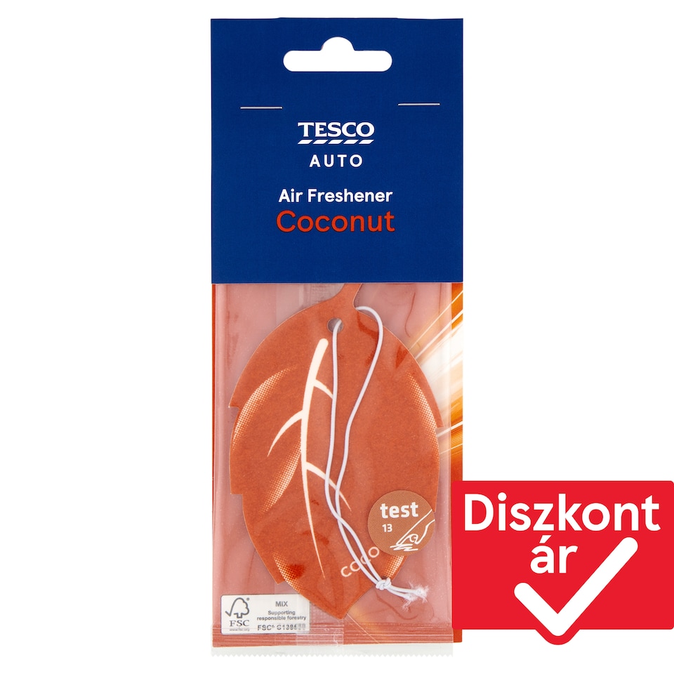 Tesco Auto Coconut Car Air Freshener 1 pcs