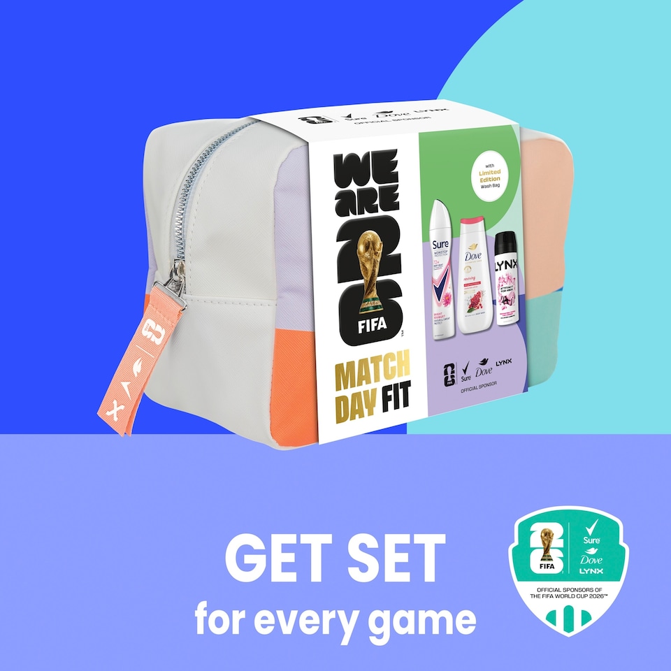 image 1 of Sure Match Day Fit FIFA Washbag for Her Gift Set