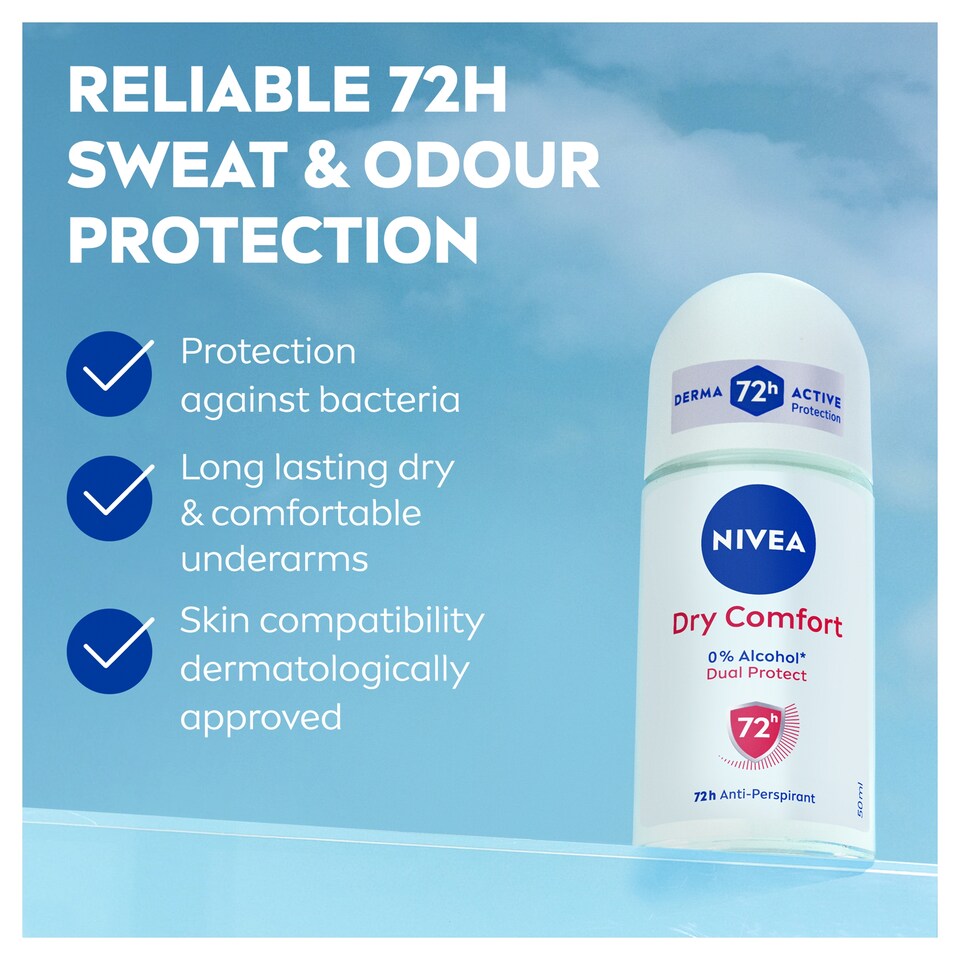 image 1 of Nivea Deodorant Dry Confidence Roll On 50Ml