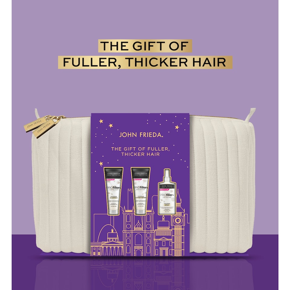 image 1 of John Frieda PROfiller+ 3 Step Regime Gift Set washbag