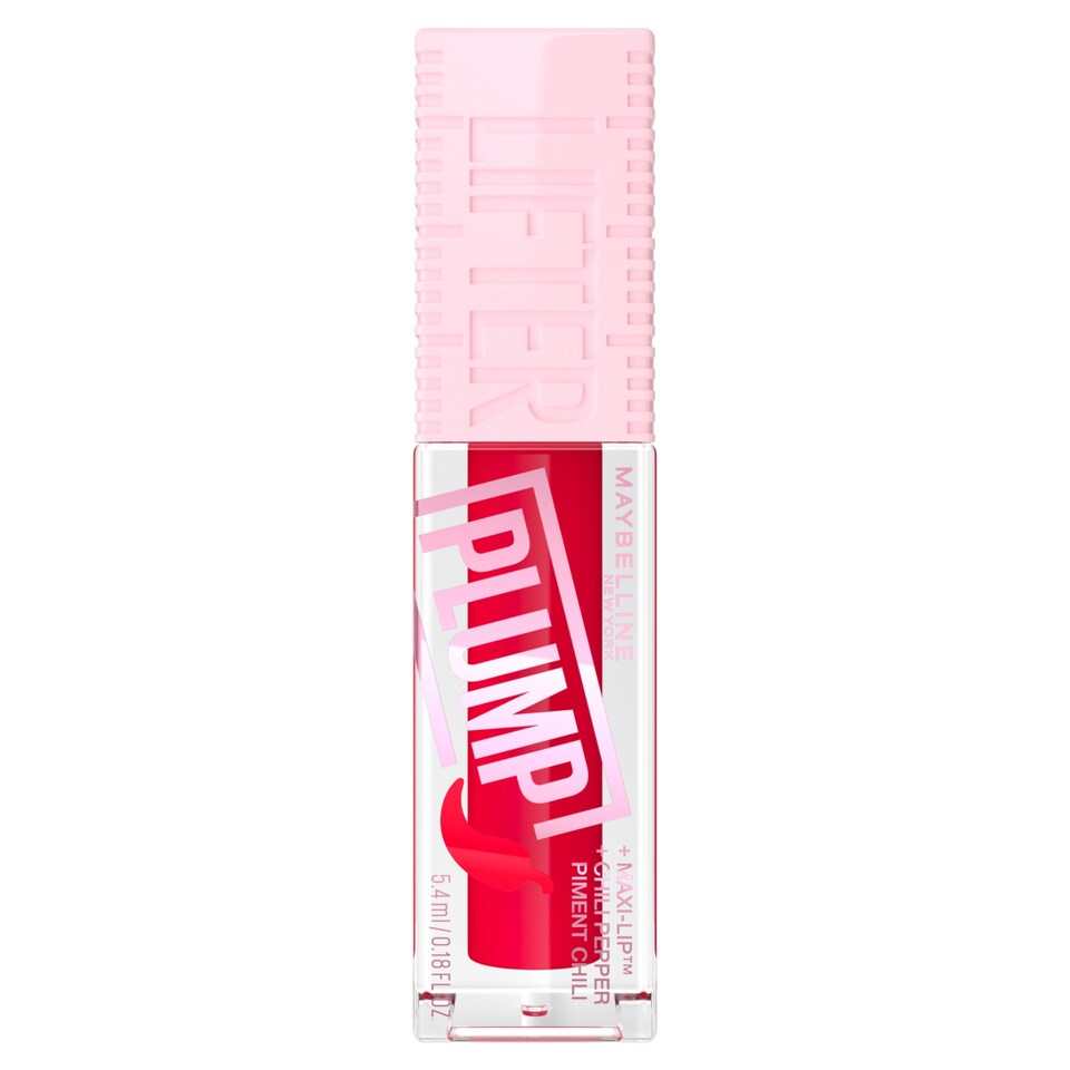 image 1 of Maybelline Lifter Plumping Lip Gloss - Red Flag 5.4ml