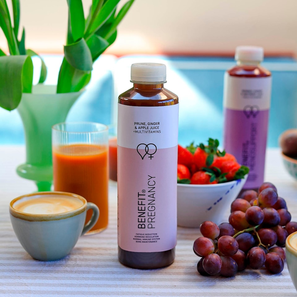 image 1 of BENEFIT PREGNANCY PRUNE,GINGER & APPLE JUICE + MULTIVITAMINS 750ML.