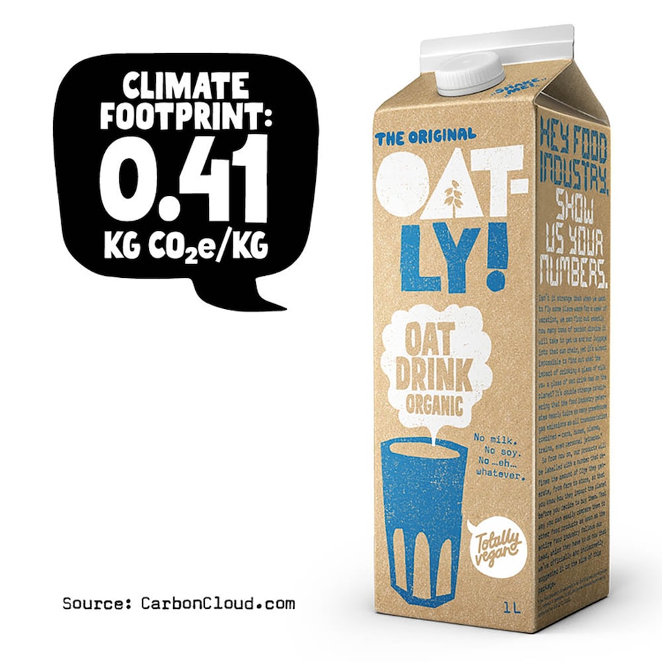 image 1 of Oatly Organic Oat Drink Chilled 1L