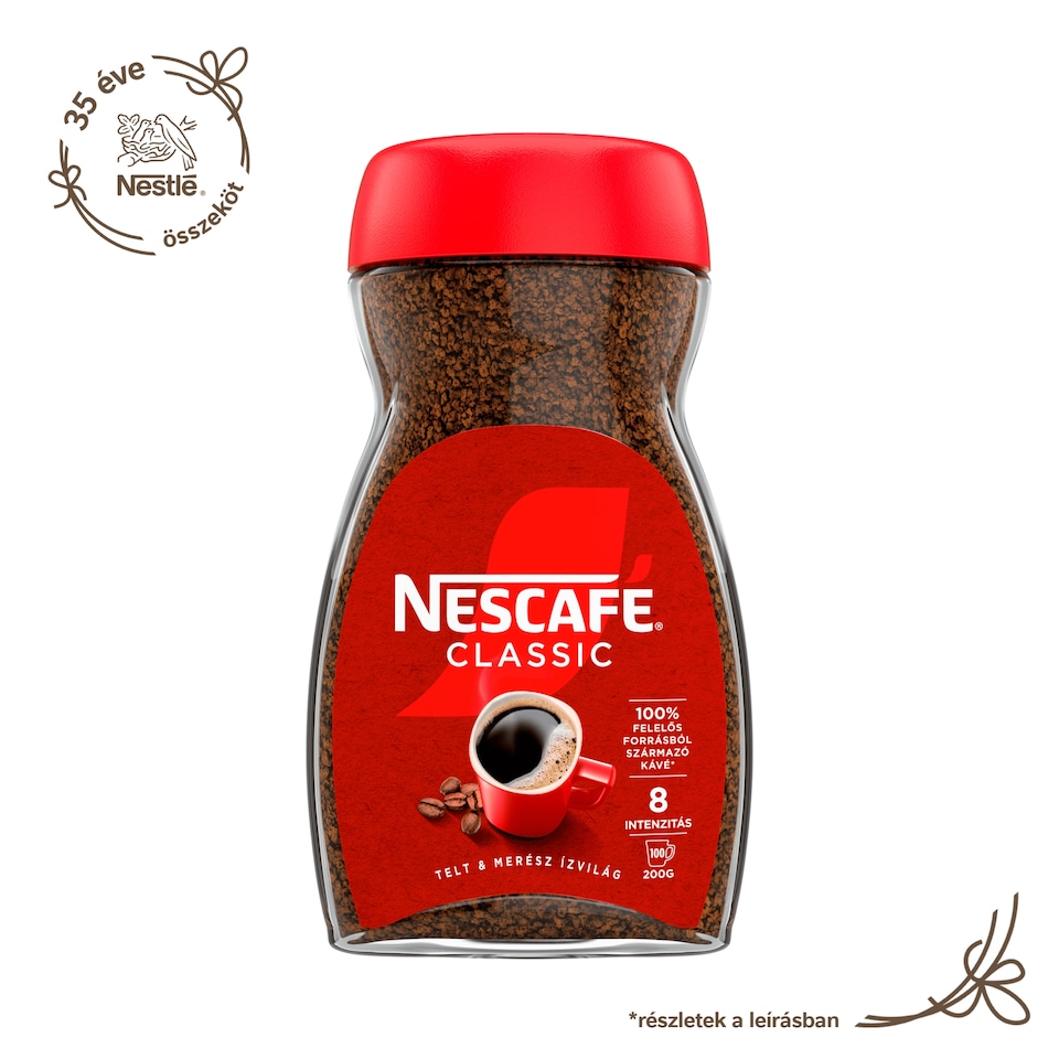 Nescafé Classic azonnal oldódó kávé 200 g