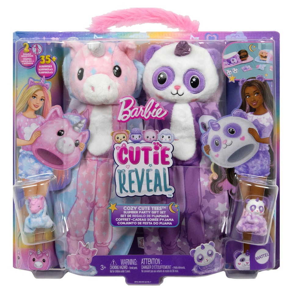 image 1 of Barbie Cutie Reveal Darčeková súprava Slumber Party
