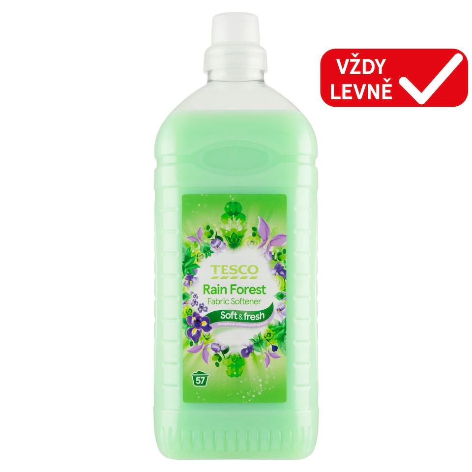 Tesco Soft & Fresh Rain Forest Fabric Softener 57 Washes 2L