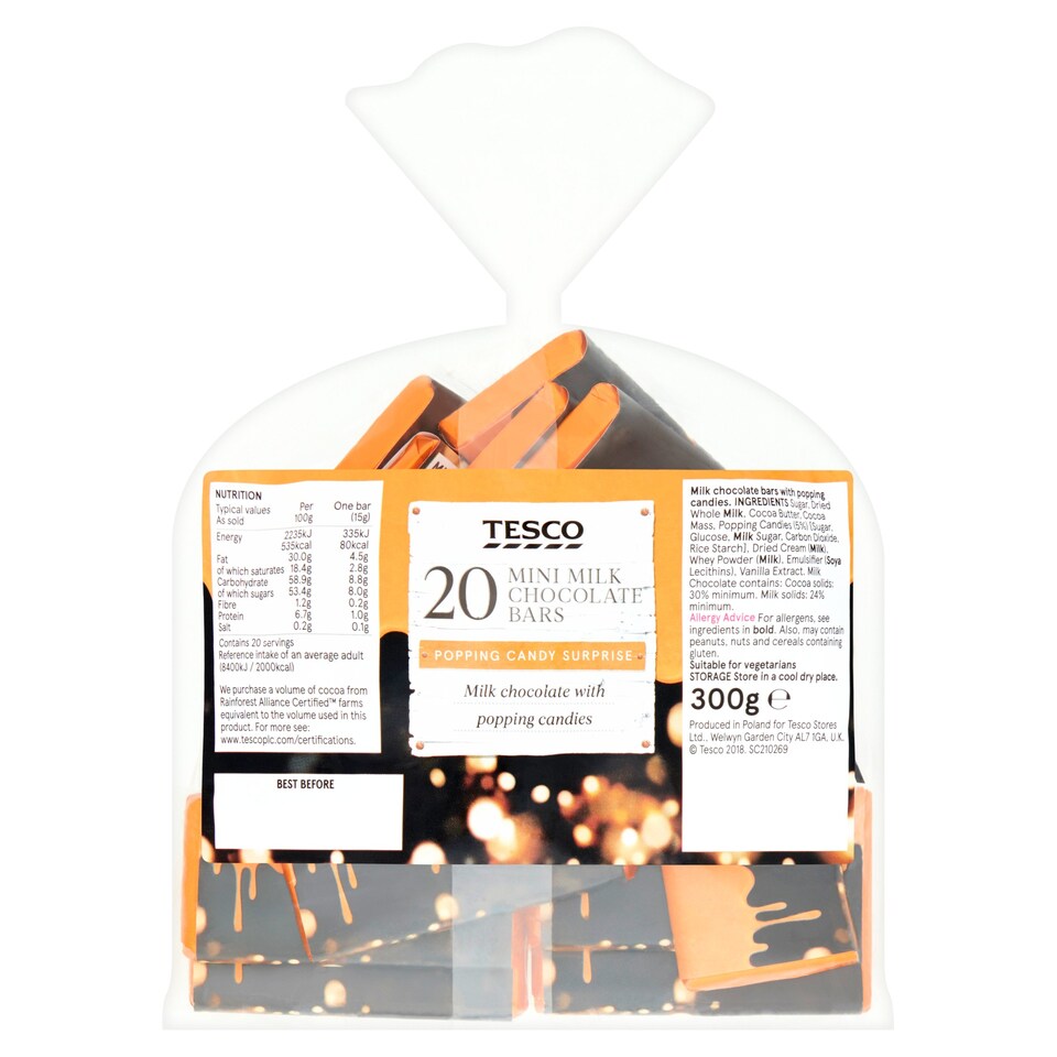 Tesco Halloween Popping Candy 300g