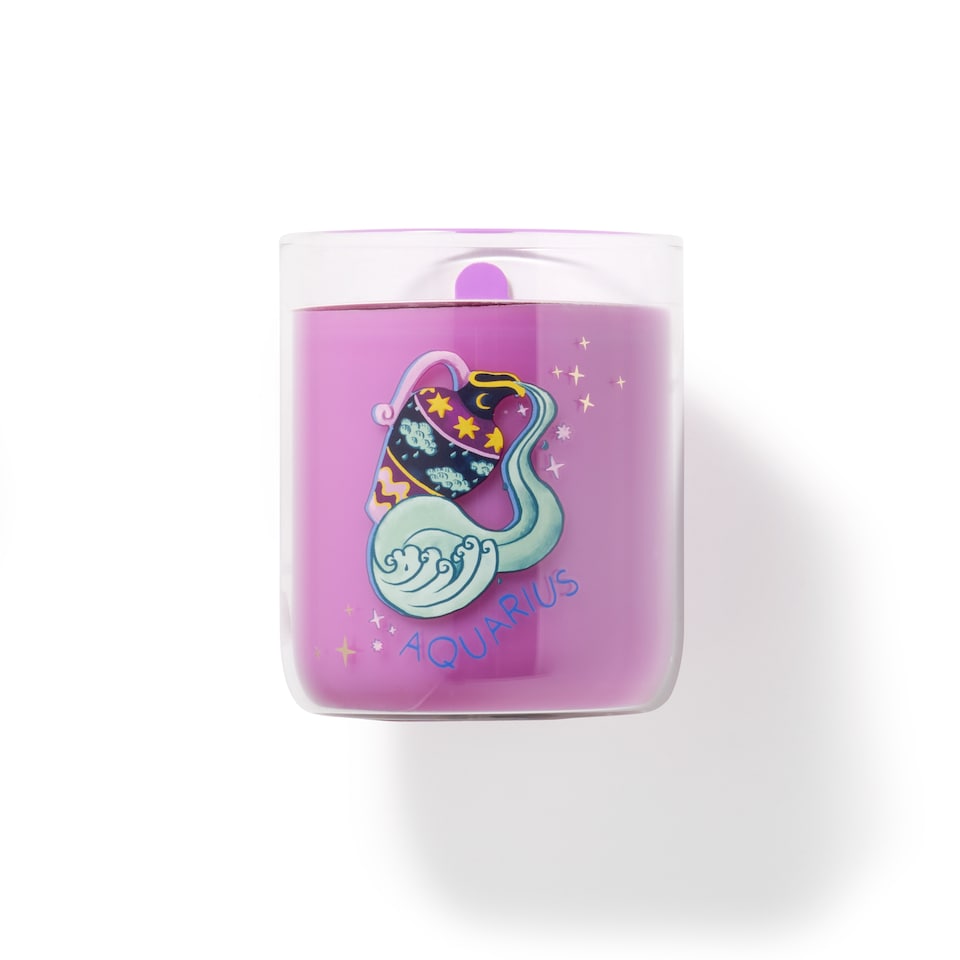 image 1 of Paperchase Zodiac Fragranced Candle - Aquarius 280g
