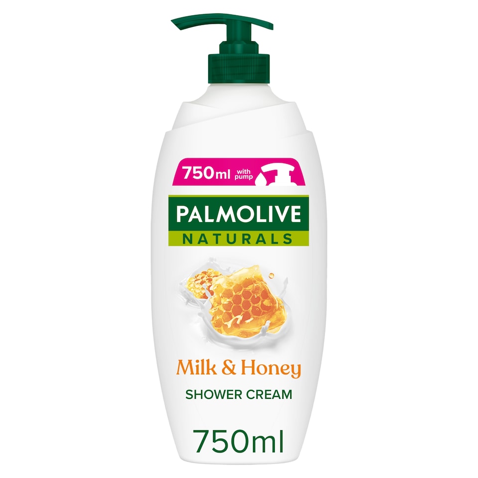 Palmolive Naturals Milk & Honey tusfürdő pumpás 750 ml 1. kép