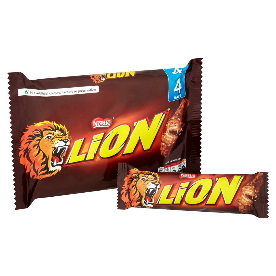 image 1 of Lion Milk Chocolate Bar Multipack 42g 4 Pack
