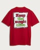 image 5 of F&F Pure Cotton Santa I Believe Slogan T-Shirt in Red