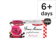 Bonne Maman Blackcurrant Mousse 2 x 70g