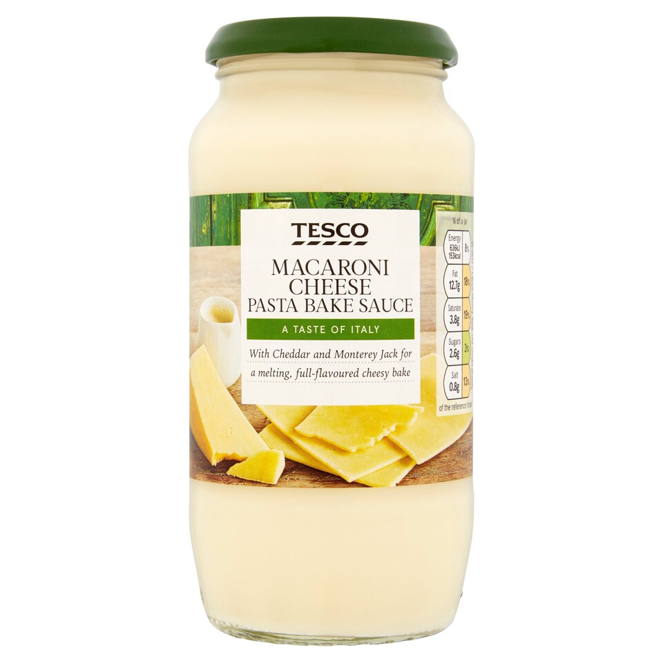Tesco Mac N Cheese Pasta Bake Sauce 460G