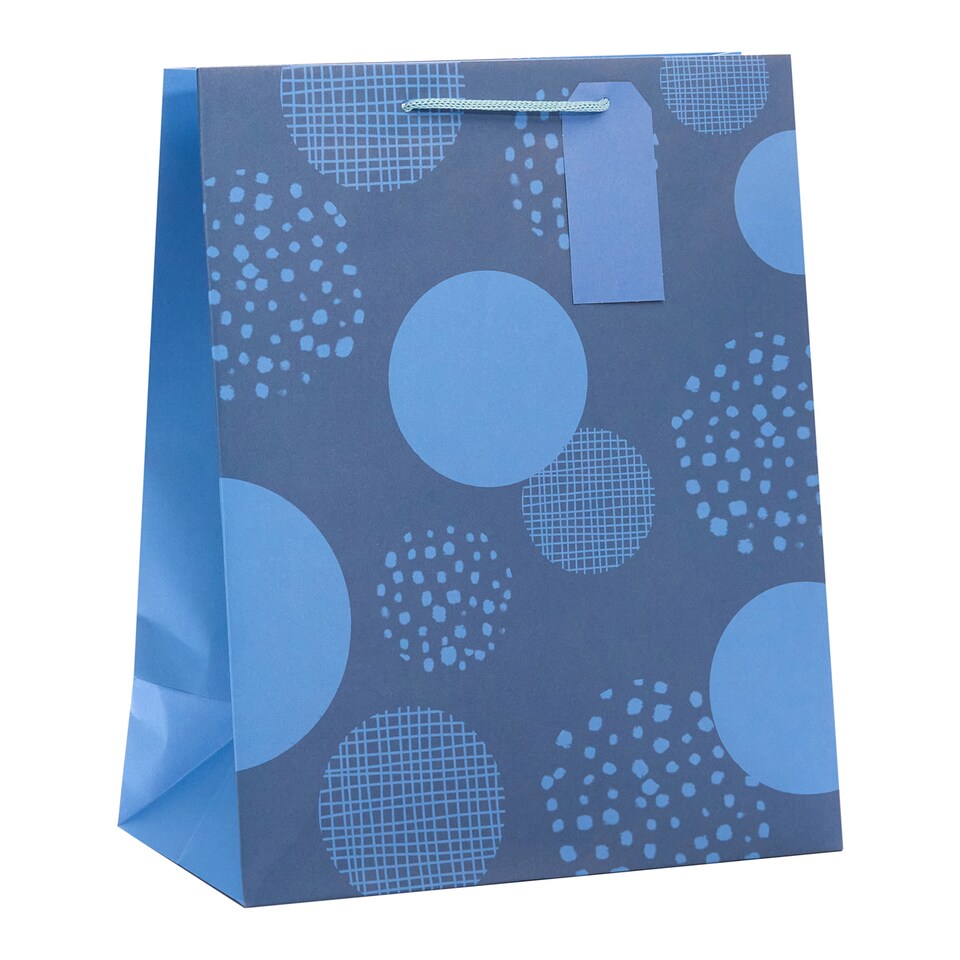 Tesco Blue Circle Large Bag
