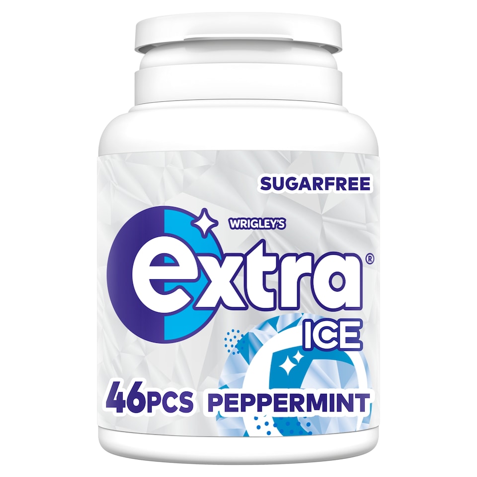 Wrigley's Extra Ice Sugarfree Chewing Gum - Peppermint 46pcs