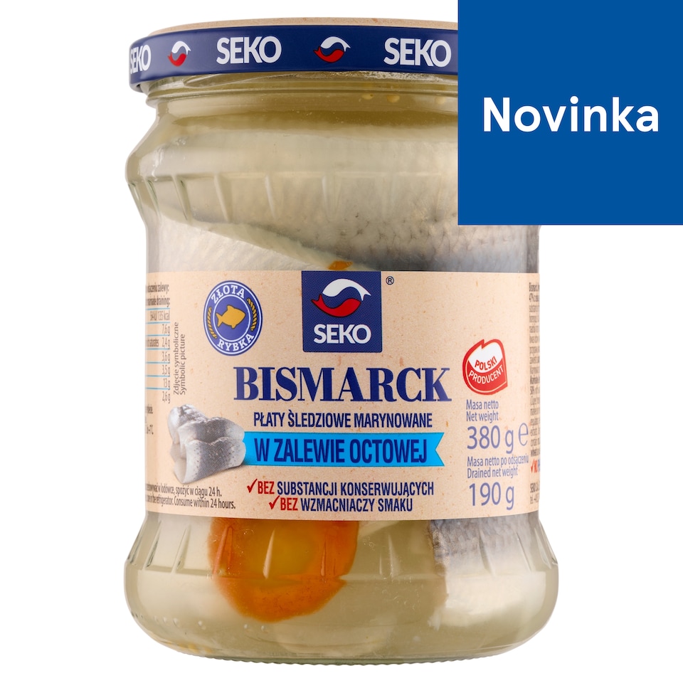 Seko Bismarck marinované sleďové filety 380 g